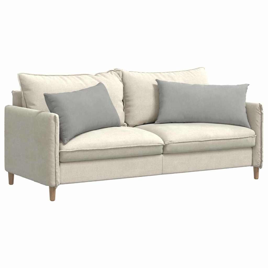 Kanapé párnák 2 pcs Világosszürke 80 x 40 cm szövet