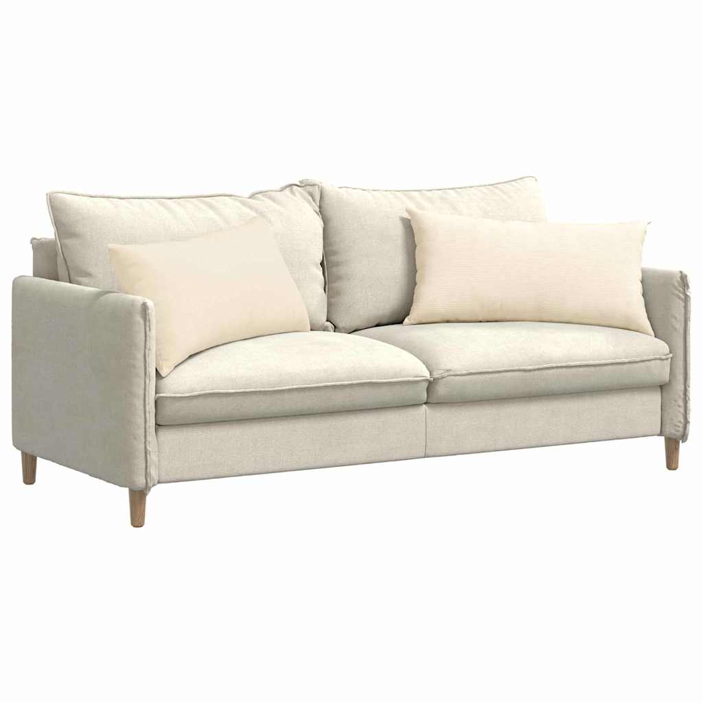 Kanapé párnák 2 pcs Krém 80 x 40 cm Bársonyos szövet