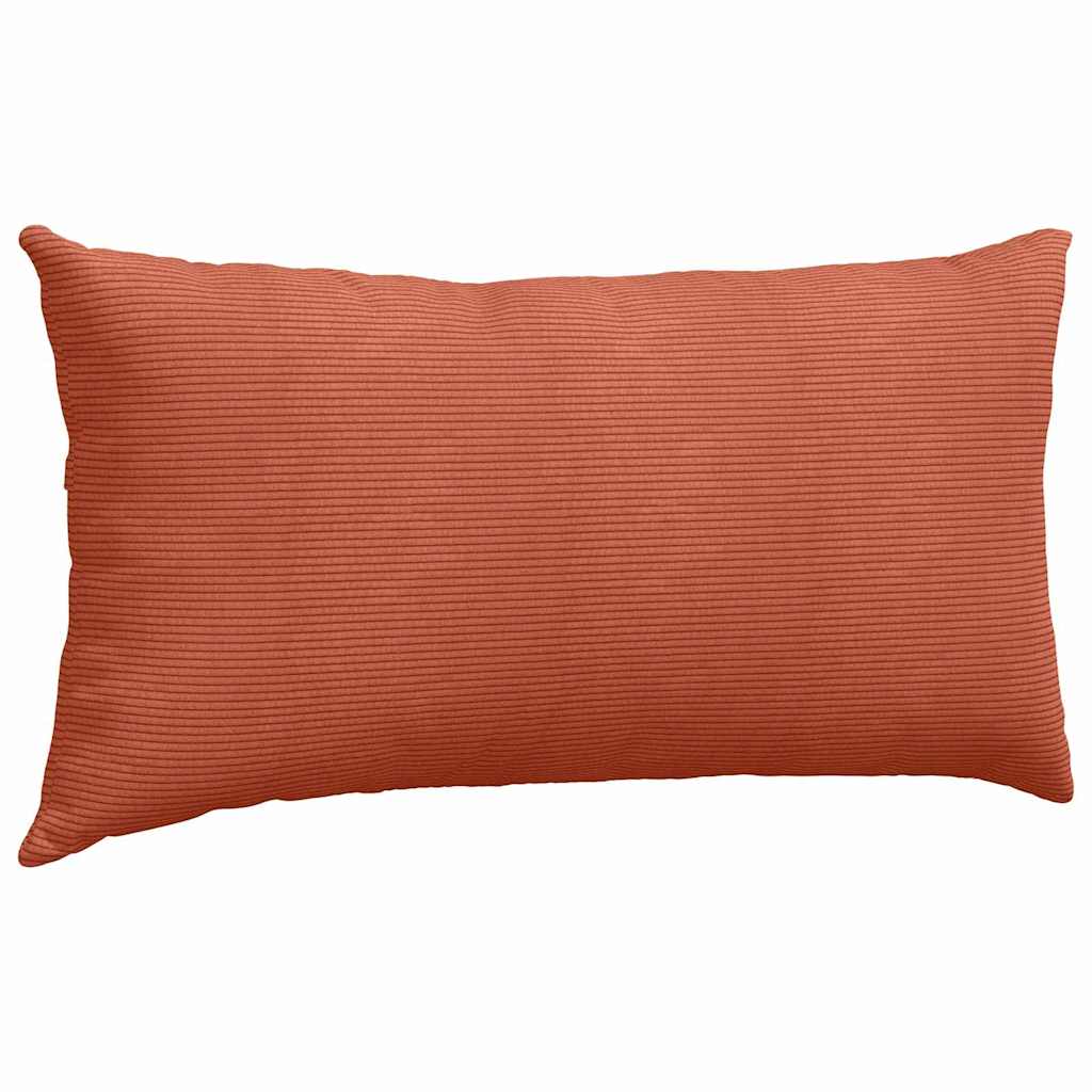 Kanapé párnák 2 pcs Piros Narancs 80 x 40 cm Bársonyos szövet