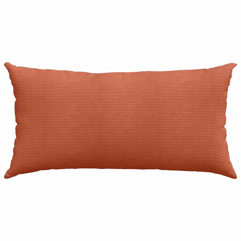 Kanapé párnák 2 pcs Piros Narancs 80 x 40 cm Bársonyos szövet