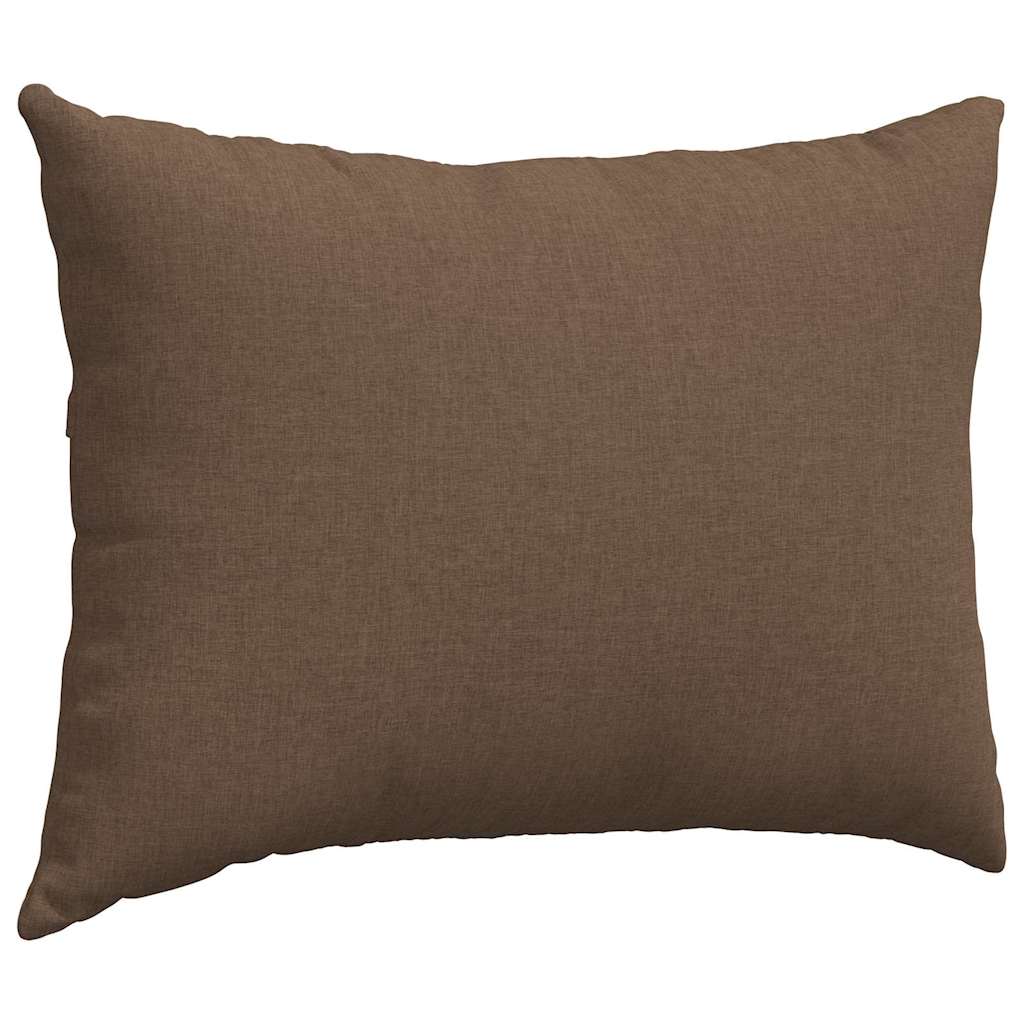 Kanapé párnák 2 pcs Barna 70 x 50 cm szövet