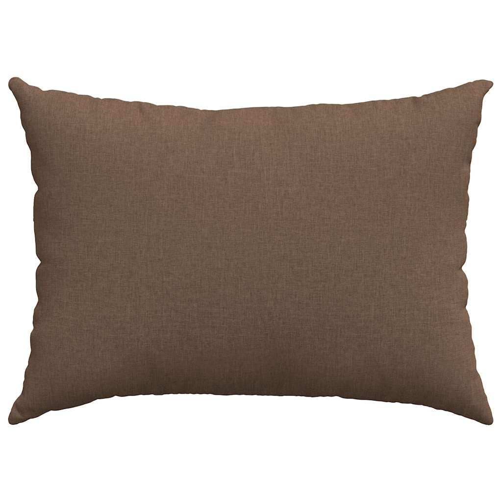 Kanapé párnák 2 pcs Barna 70 x 50 cm szövet