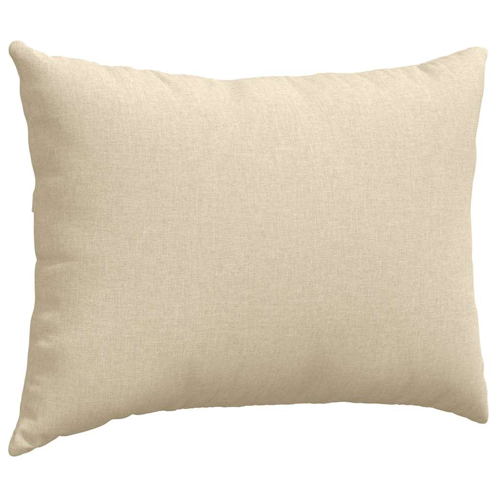Kanapé párnák 2 pcs Krém 70 x 50 cm szövet