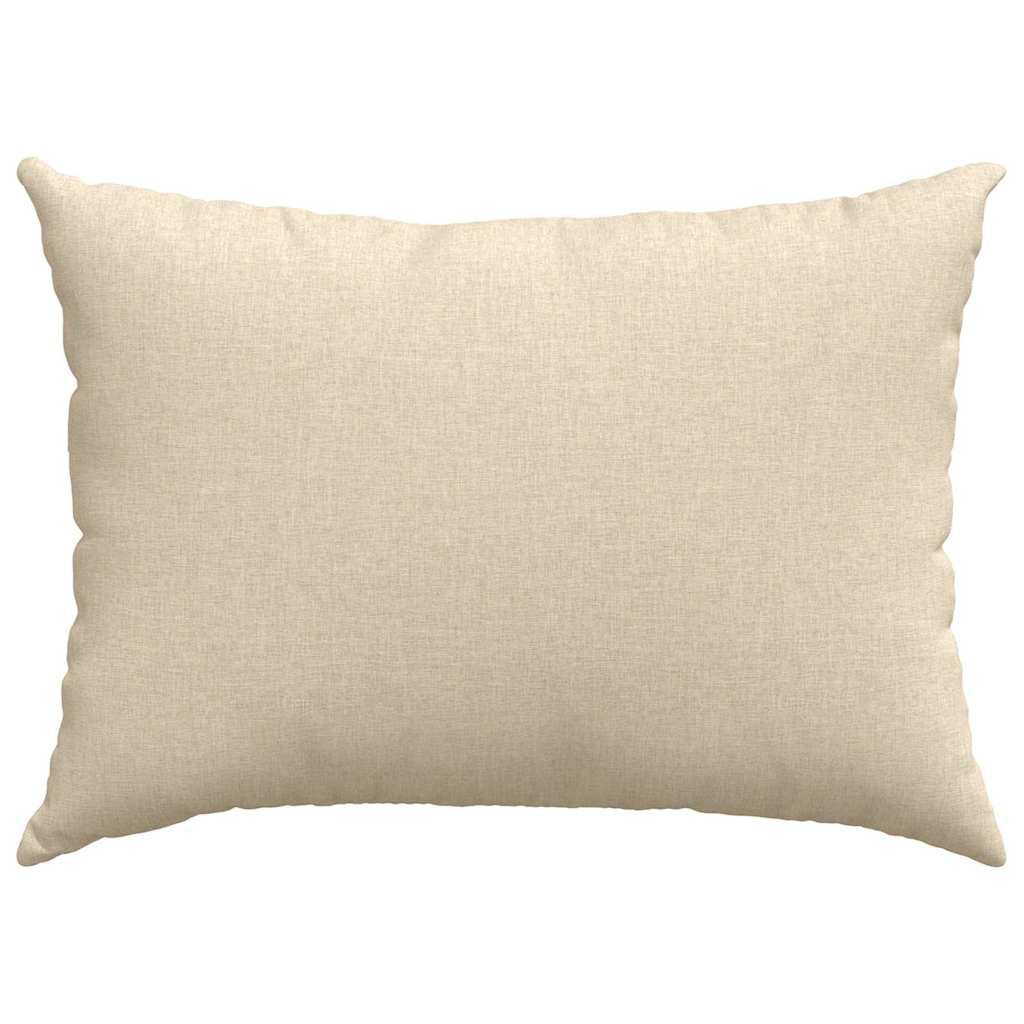 Kanapé párnák 2 pcs Krém 70 x 50 cm szövet