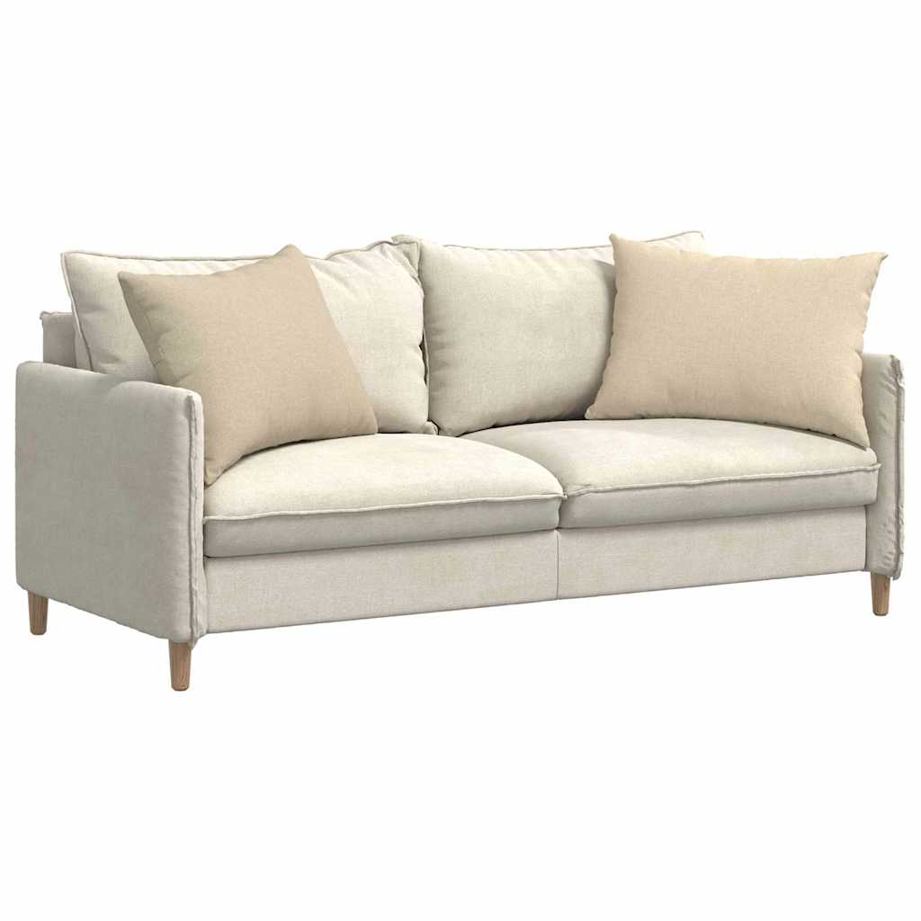 Kanapé párnák 2 pcs Krém 70 x 50 cm szövet