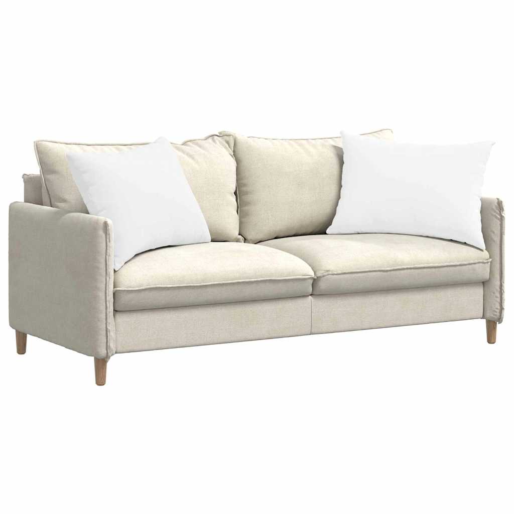 Kanapé párnák 2 pcs Fehér 70 x 50 cm szövet