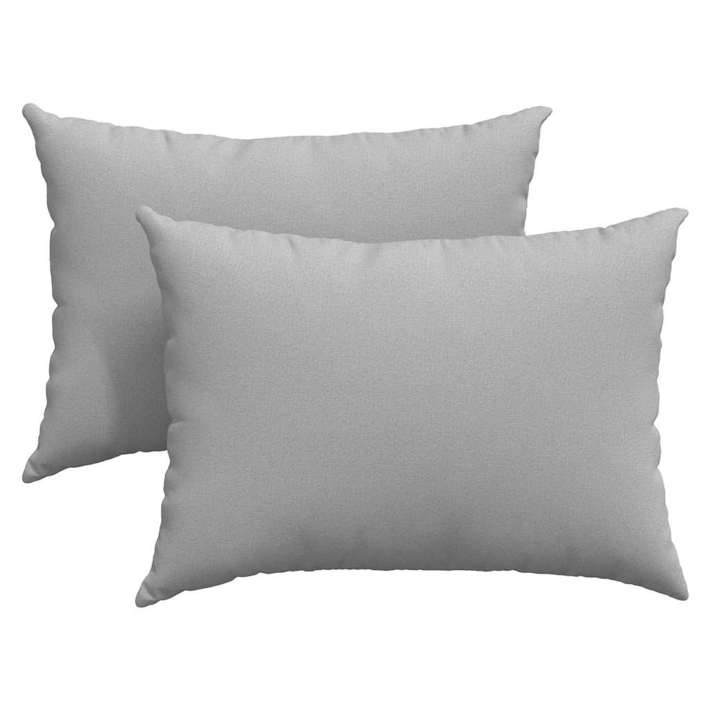 Kanapé párnák 2 pcs Felhőszürke 70 x 50 cm szövet