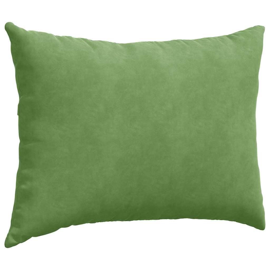 Kanapé párnák 2 pcs Világos zöld 70 x 50 cm Bársonyos szövet