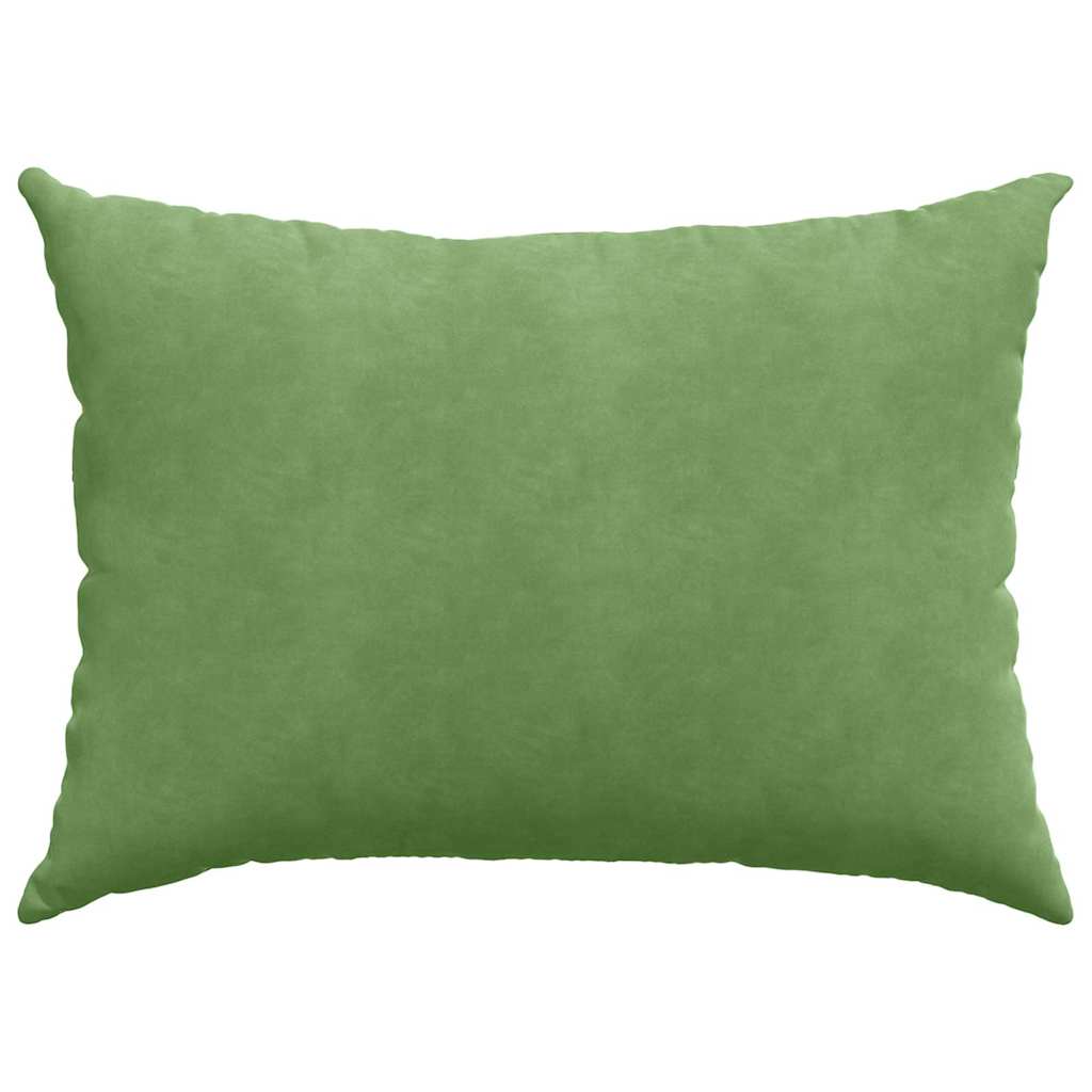 Kanapé párnák 2 pcs Világos zöld 70 x 50 cm Bársonyos szövet