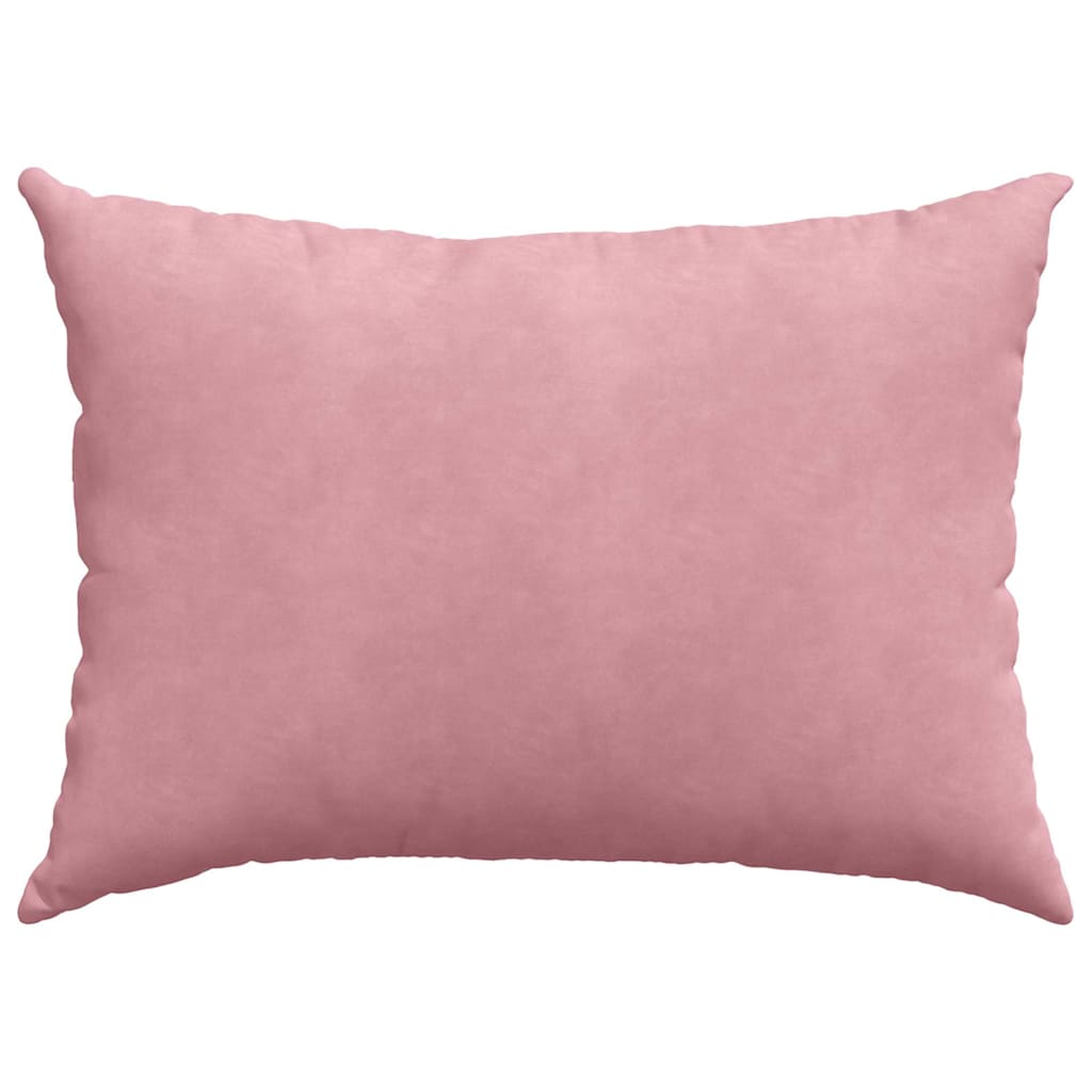 Kanapé párnák 2 pcs Rózsaszín 70 x 50 cm Bársonyos szövet