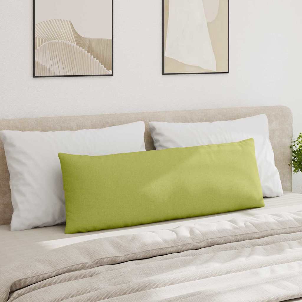 Kanapé párnák 2 pcs Világos zöld 120 x 40 cm szövet