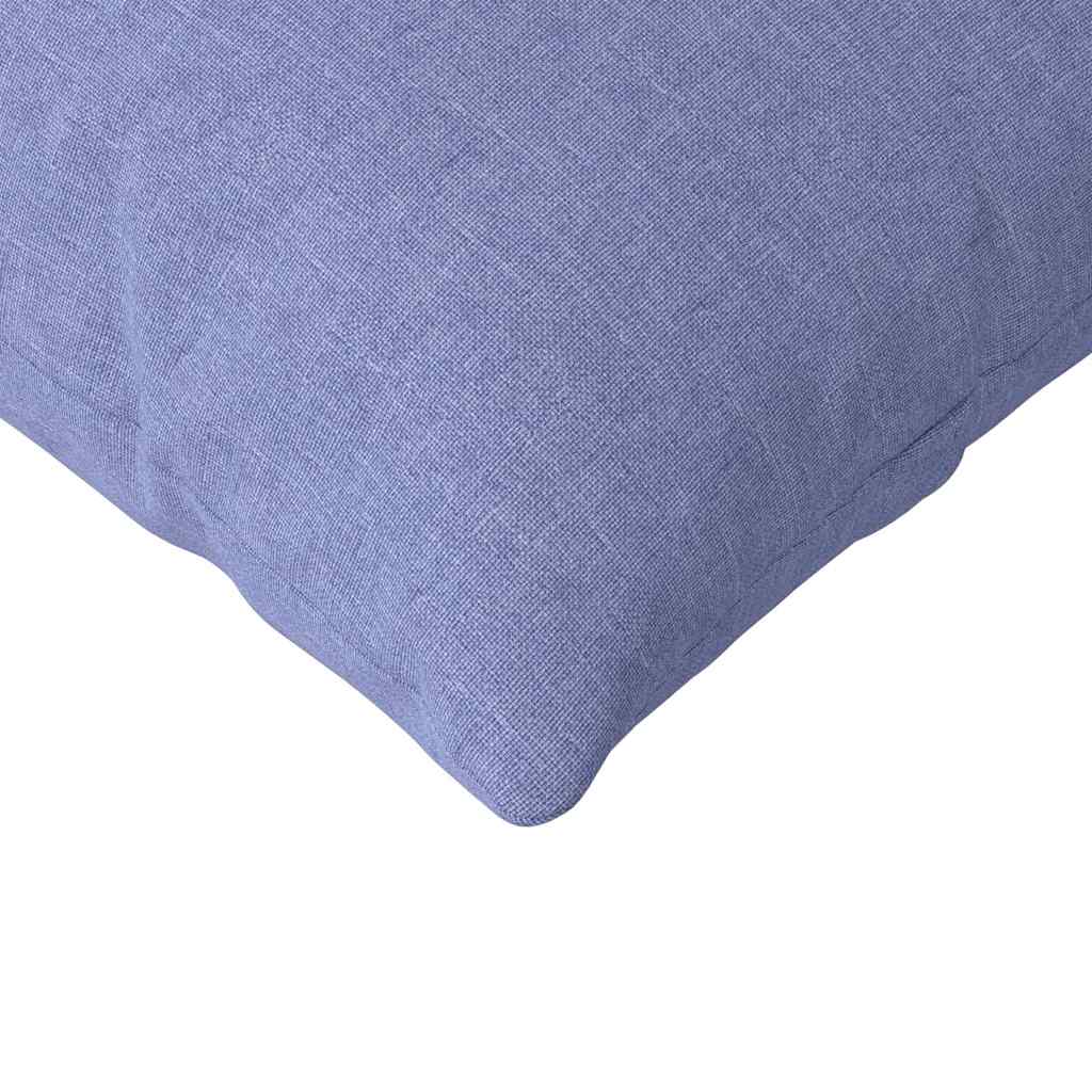 Kanapé párnák 2 pcs Farmerkék 120 x 40 cm szövet