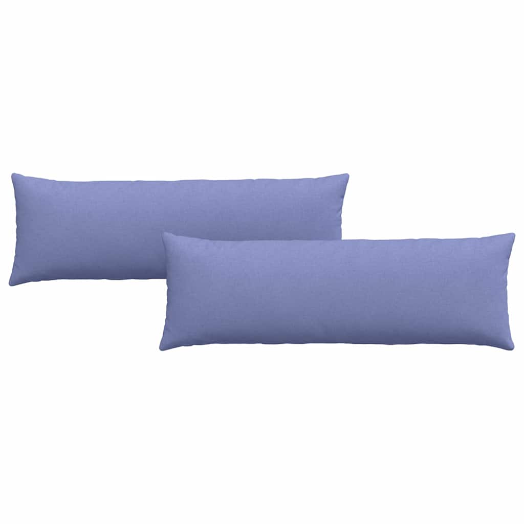 Kanapé párnák 2 pcs Farmerkék 120 x 40 cm szövet