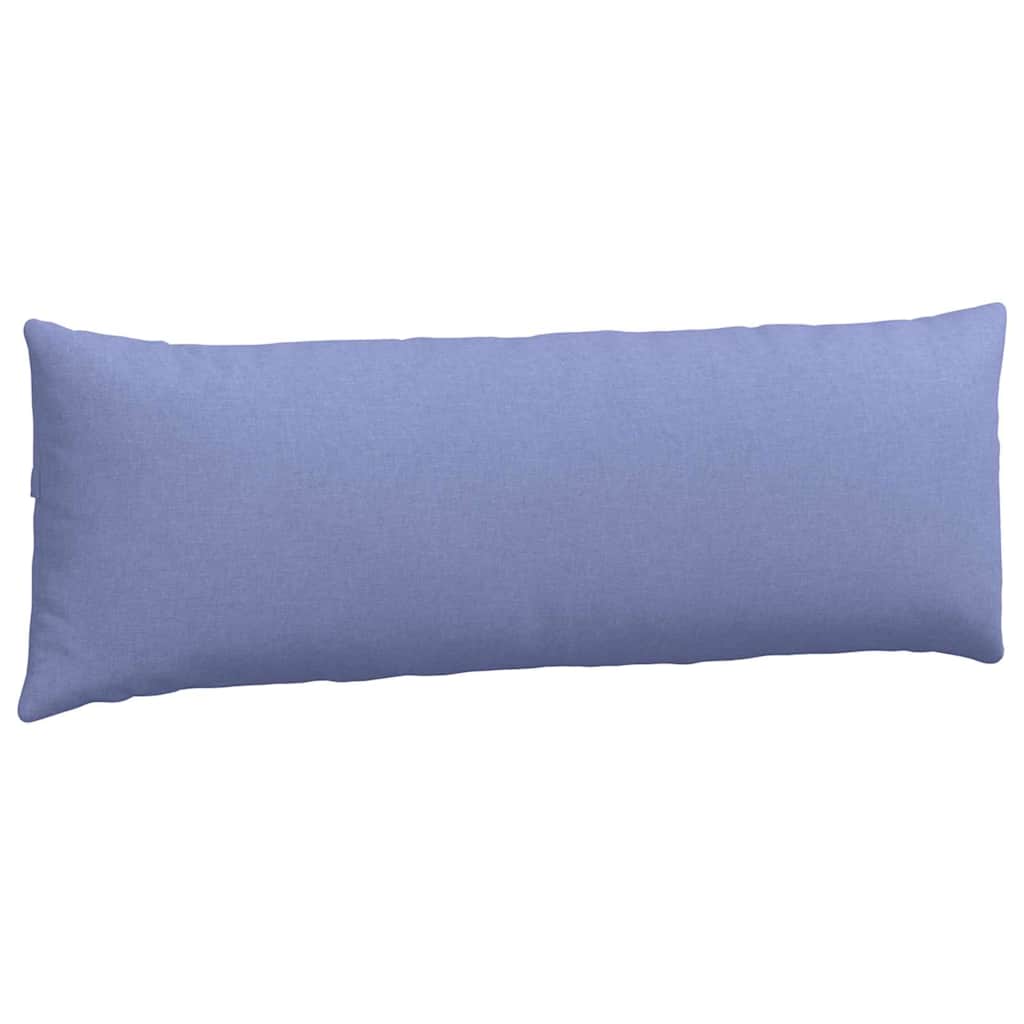 Kanapé párnák 2 pcs Farmerkék 120 x 40 cm szövet