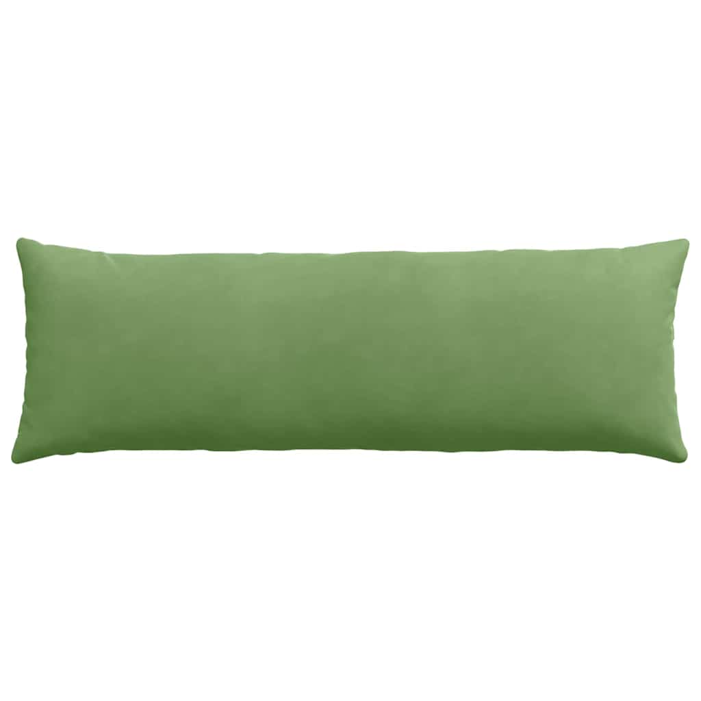 Kanapé párnák 2 pcs Világos zöld 120 x 40 cm Bársonyos szövet