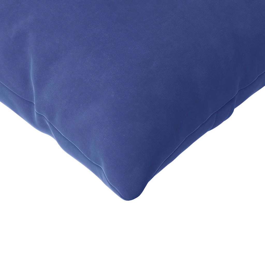 Kanapé párnák 2 pcs Rendőrségi kék 120 x 40 cm Bársonyos szövet