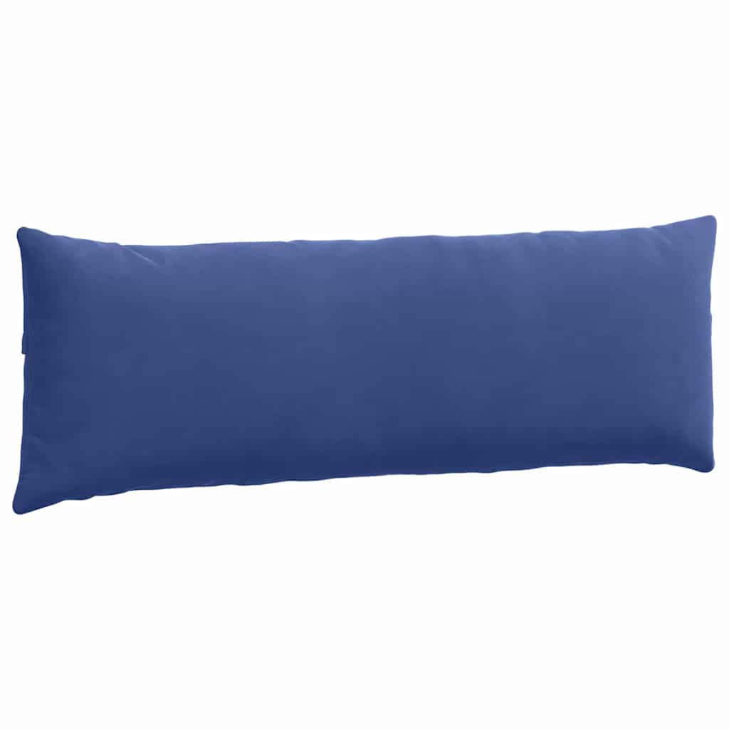 Kanapé párnák 2 pcs Rendőrségi kék 120 x 40 cm Bársonyos szövet