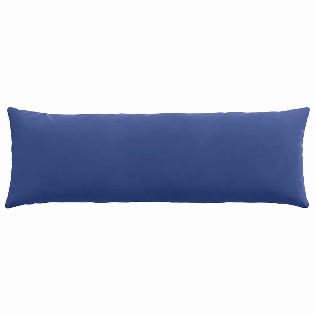 Kanapé párnák 2 pcs Rendőrségi kék 120 x 40 cm Bársonyos szövet