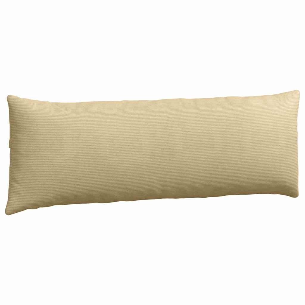 Kanapé párnák 2 pcs Szürke zöld 120 x 40 cm Bársonyos szövet