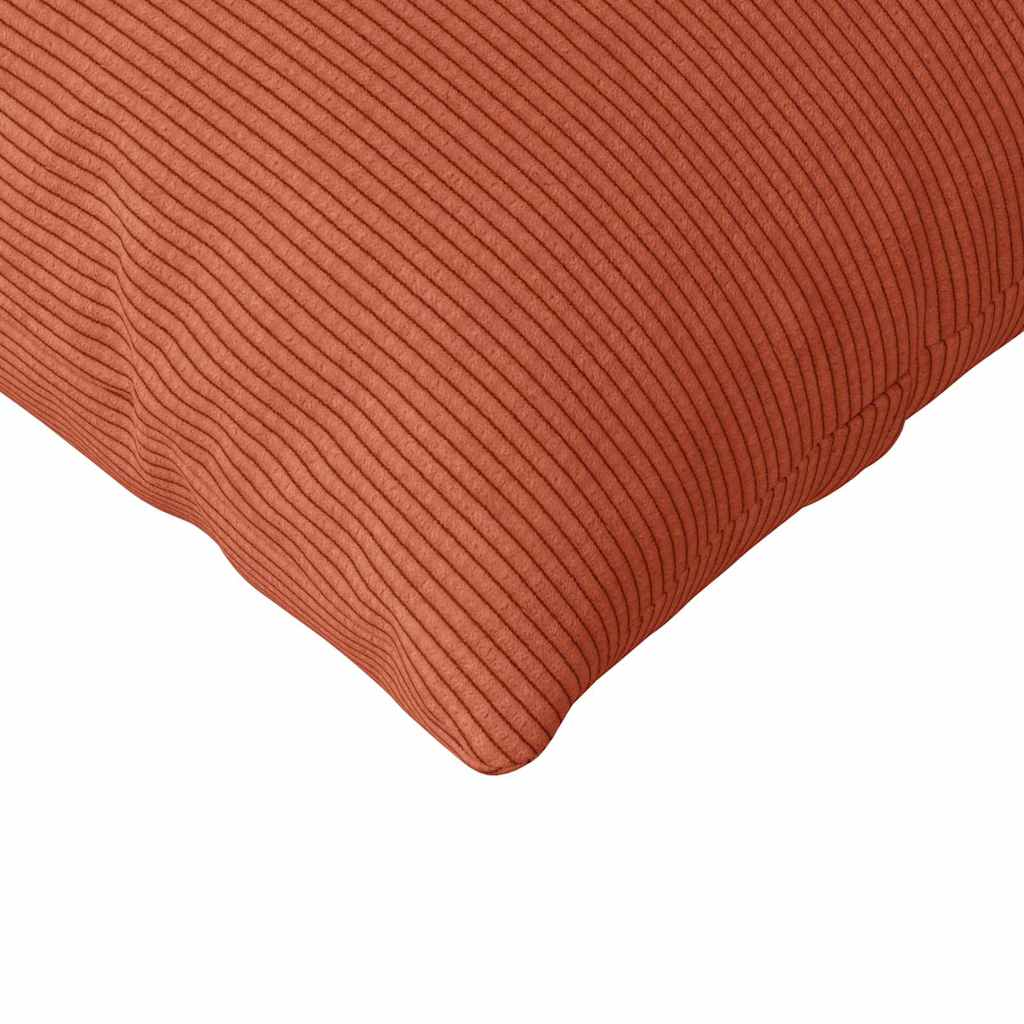 Kanapé párnák 2 pcs Piros Narancs 120 x 40 cm Bársonyos szövet