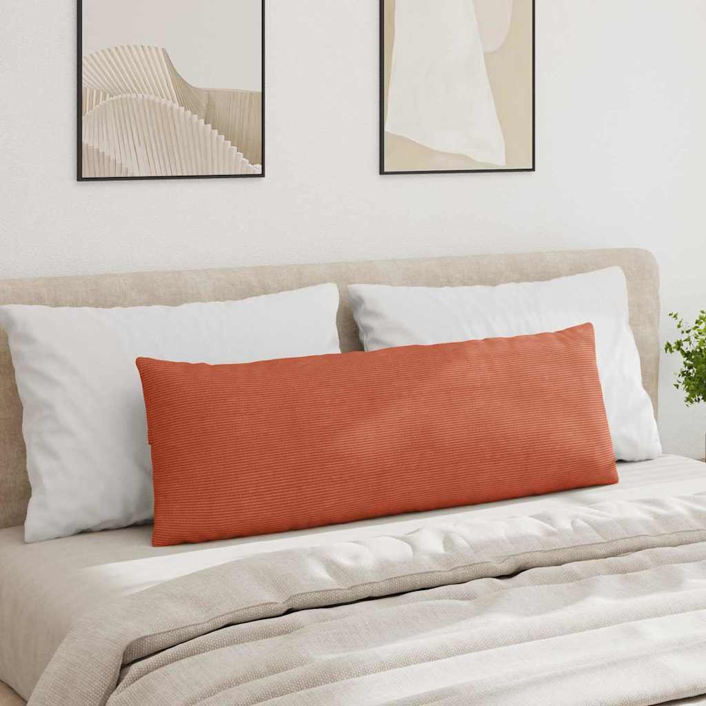 Kanapé párnák 2 pcs Piros Narancs 120 x 40 cm Bársonyos szövet