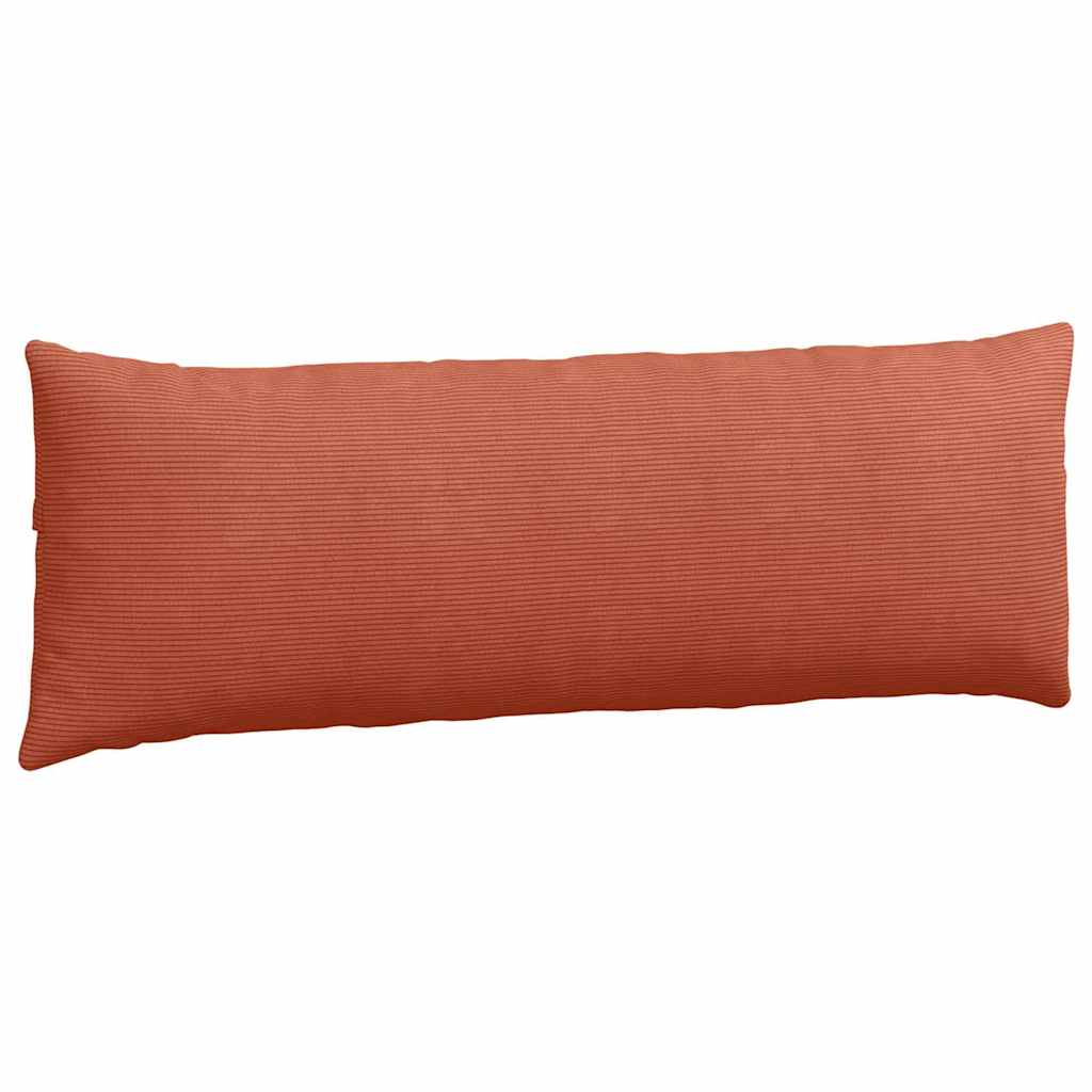 Kanapé párnák 2 pcs Piros Narancs 120 x 40 cm Bársonyos szövet