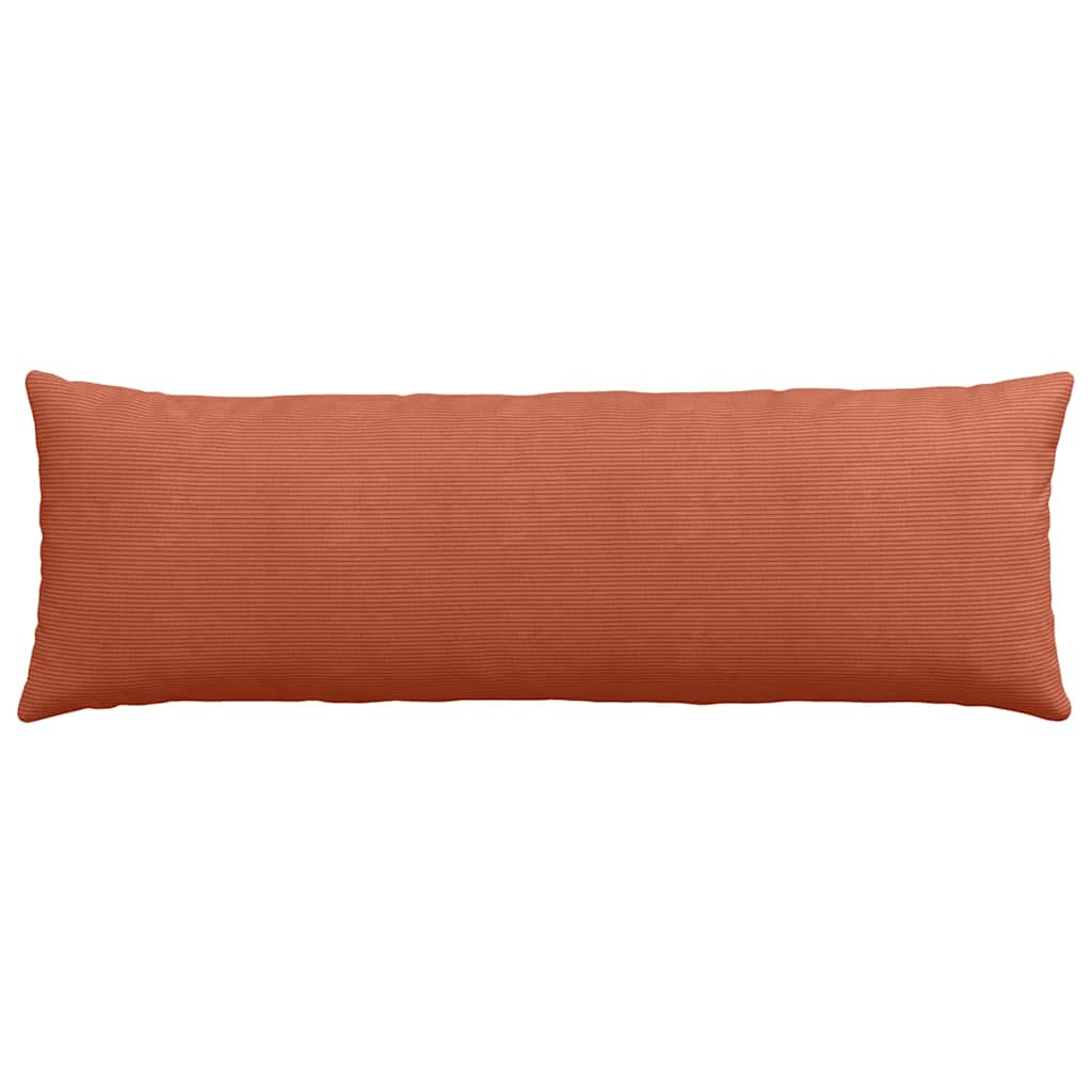 Kanapé párnák 2 pcs Piros Narancs 120 x 40 cm Bársonyos szövet