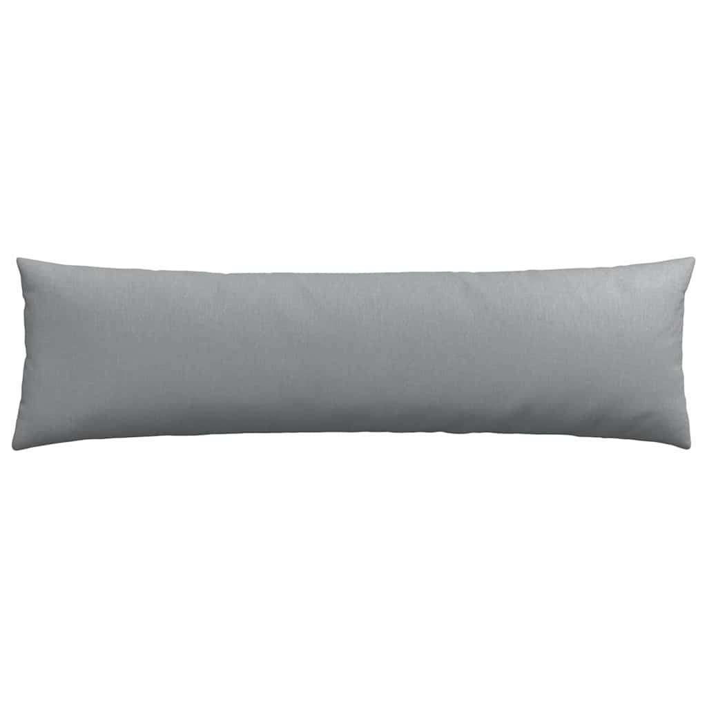 Kanapé párnák 2 pcs szövet Világosszürke 145 x 40 cm