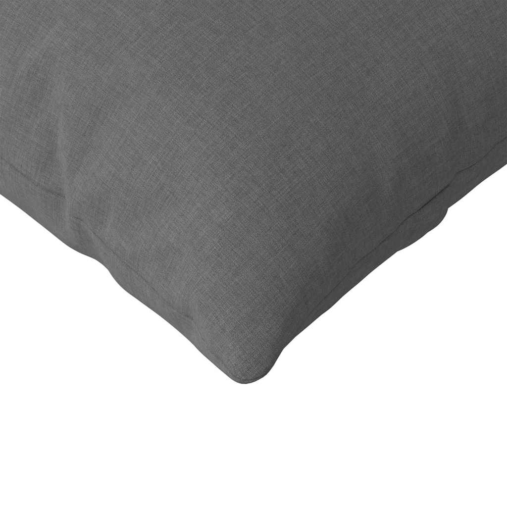 Kanapé párnák 2 pcs Sötétszürke 145 x 40 cm szövet