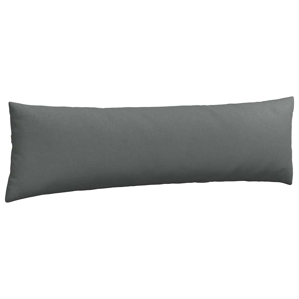 Kanapé párnák 2 pcs Sötétszürke 145 x 40 cm szövet
