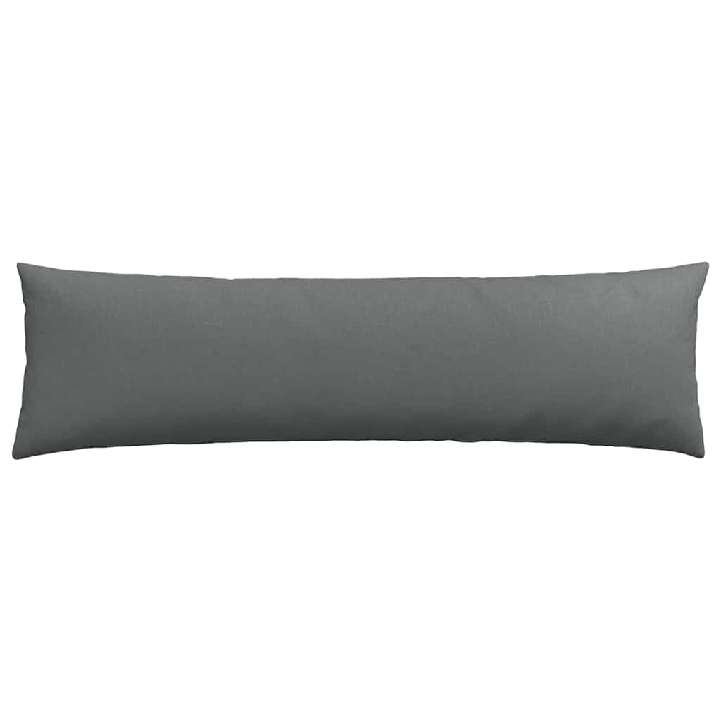 Kanapé párnák 2 pcs Sötétszürke 145 x 40 cm szövet