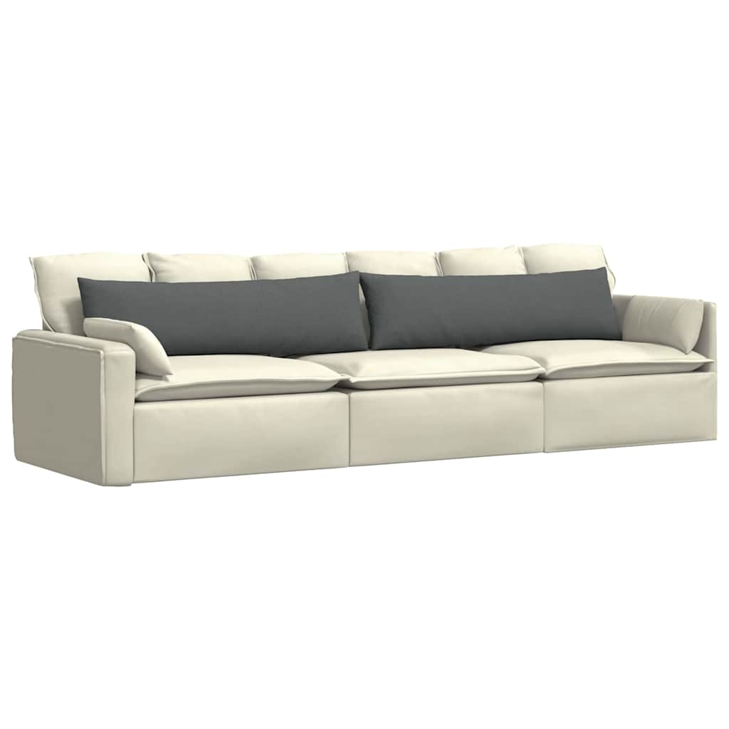 Kanapé párnák 2 pcs Sötétszürke 145 x 40 cm szövet
