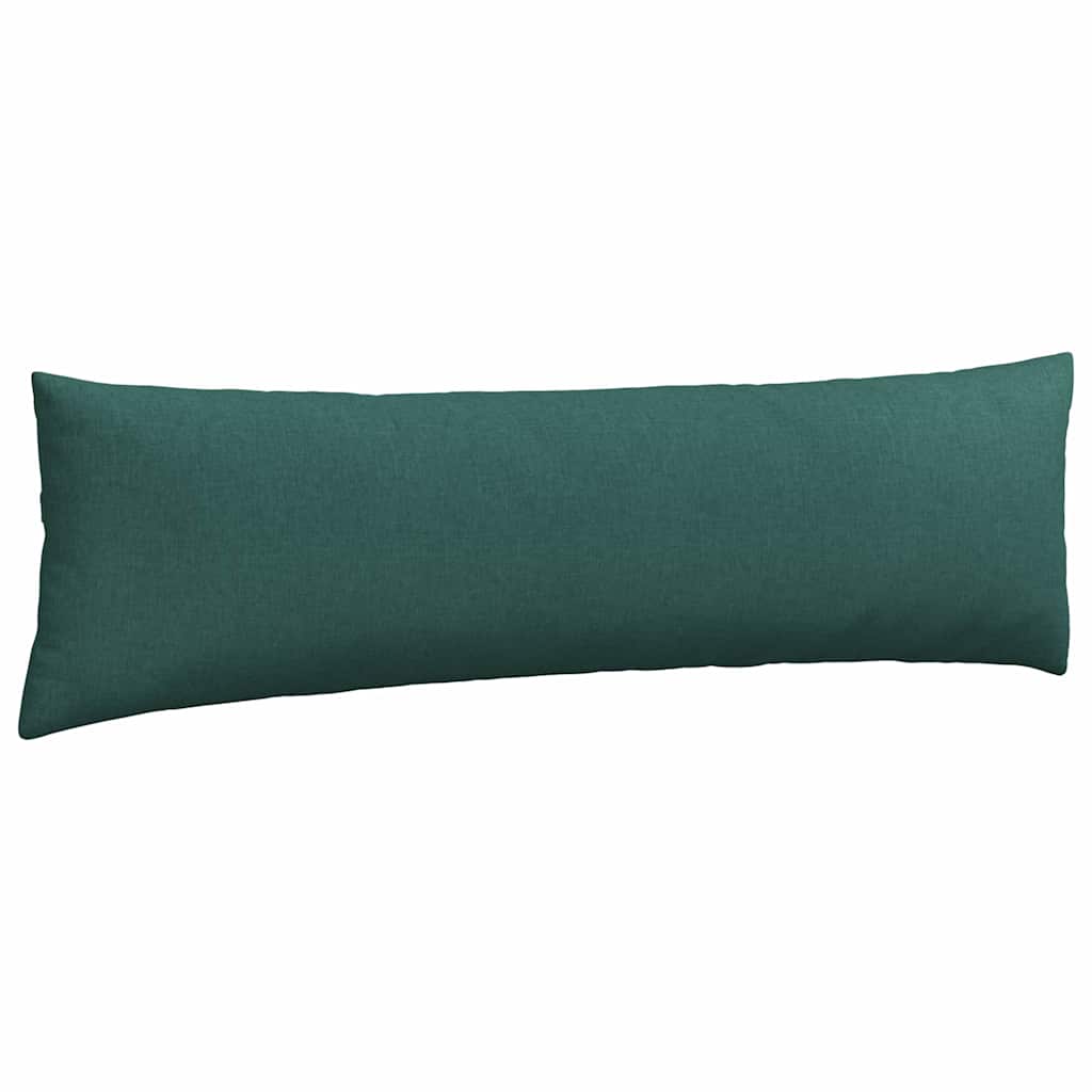 Kanapé párnák 2 pcs Sötétzöld 145 x 40 cm szövet