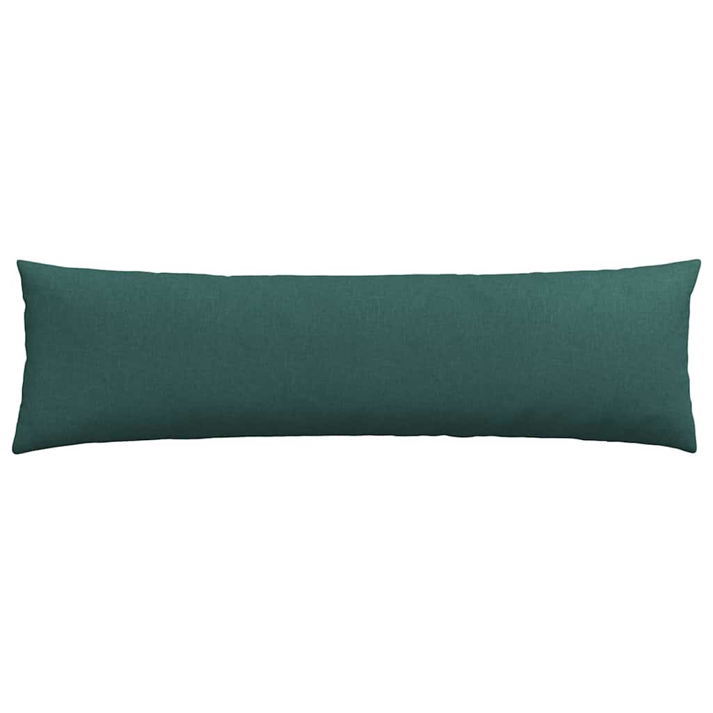 Kanapé párnák 2 pcs Sötétzöld 145 x 40 cm szövet