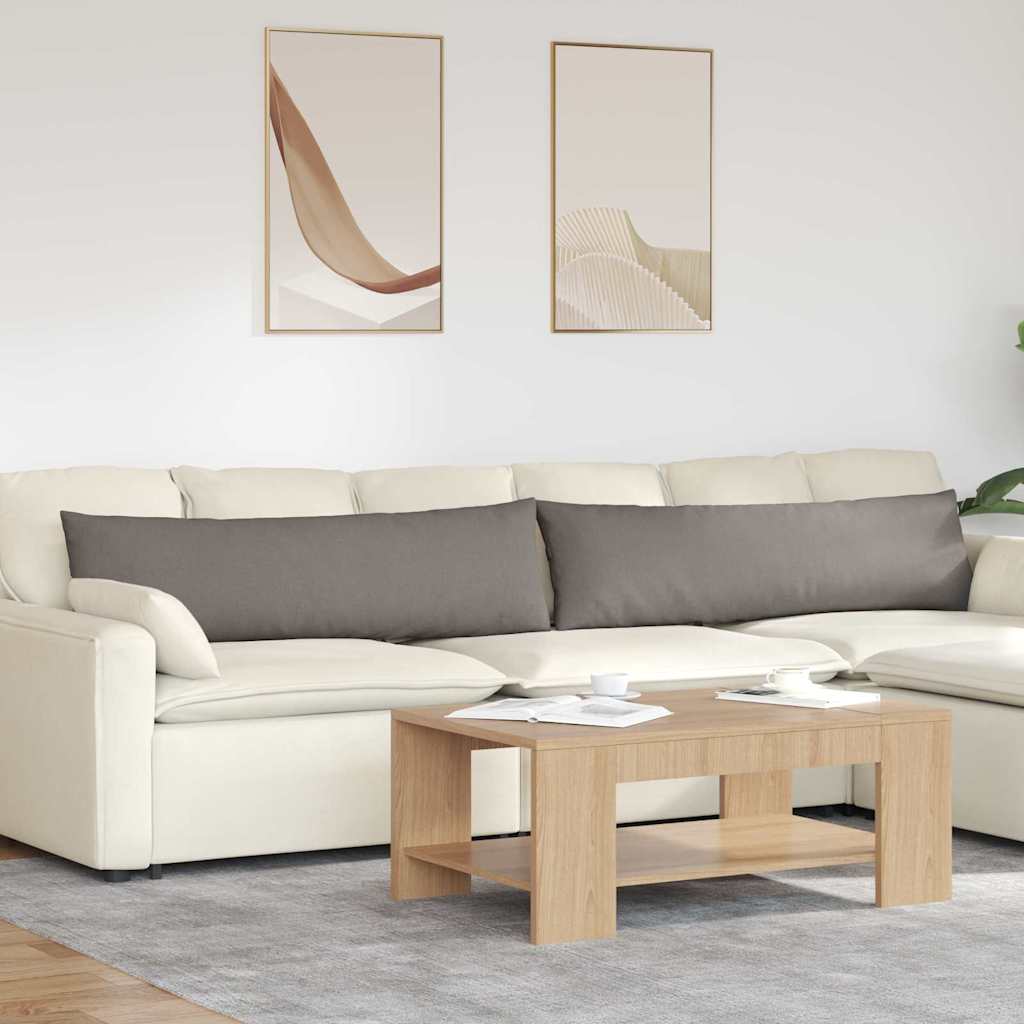 Kanapé párnák 2 pcs Tópszínű 145 x 40 cm szövet