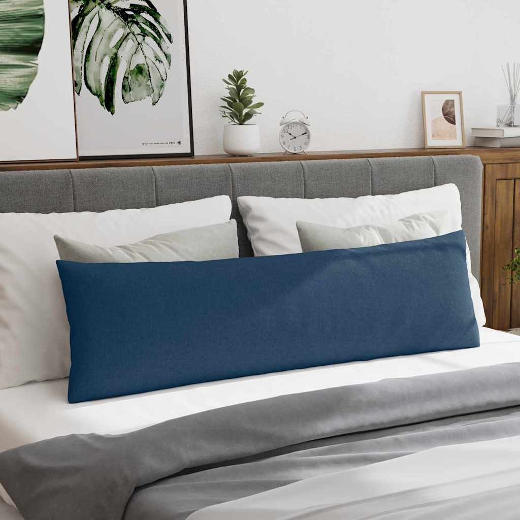 Kanapé párnák 2 pcs Kék 145 x 40 cm szövet