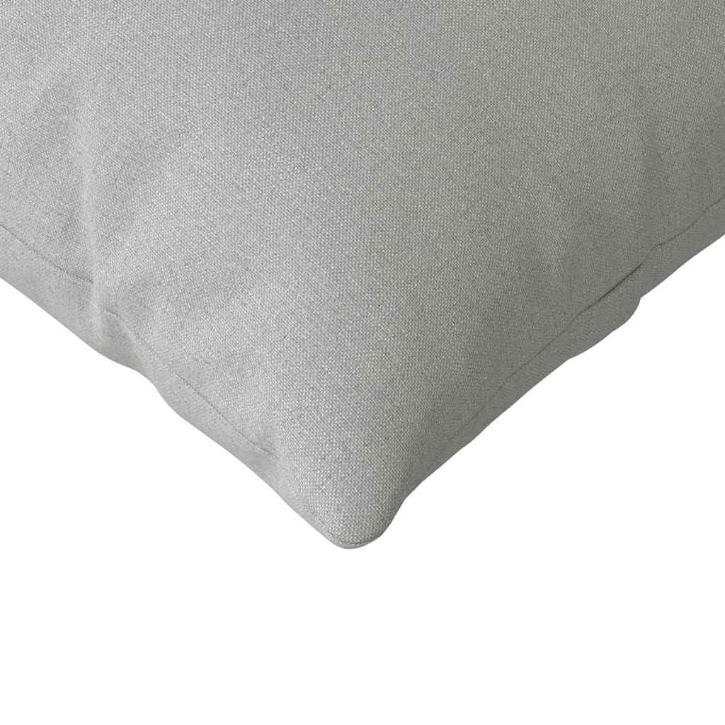 Kanapé párnák 2 pcs Felhőszürke 145 x 40 cm szövet
