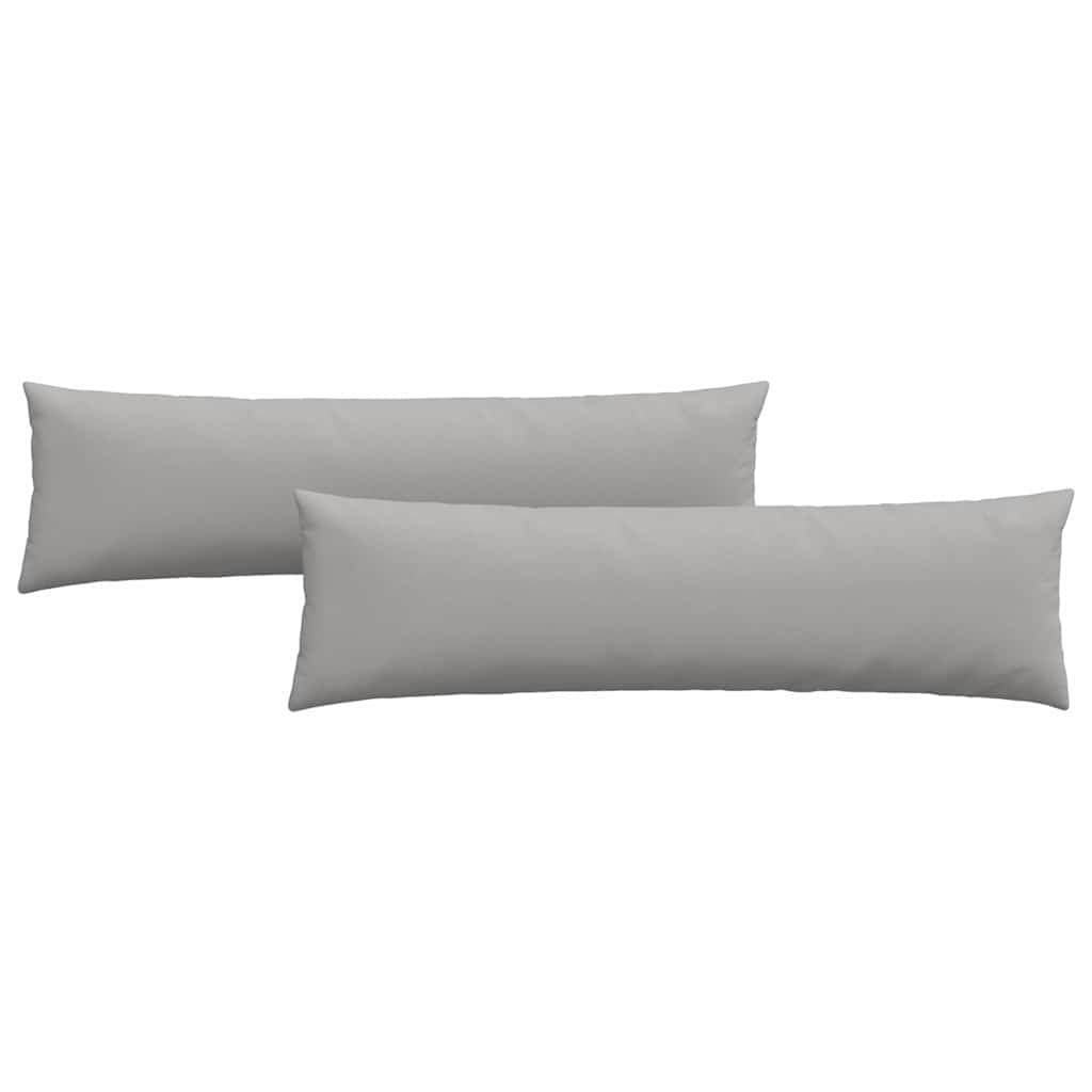 Kanapé párnák 2 pcs Felhőszürke 145 x 40 cm szövet