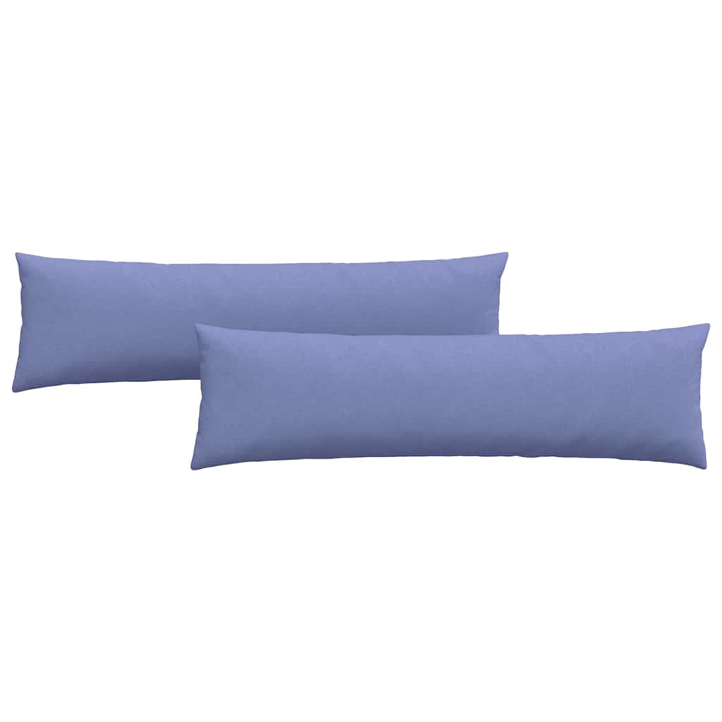 Kanapé párnák 2 pcs Farmerkék 145 x 40 cm szövet