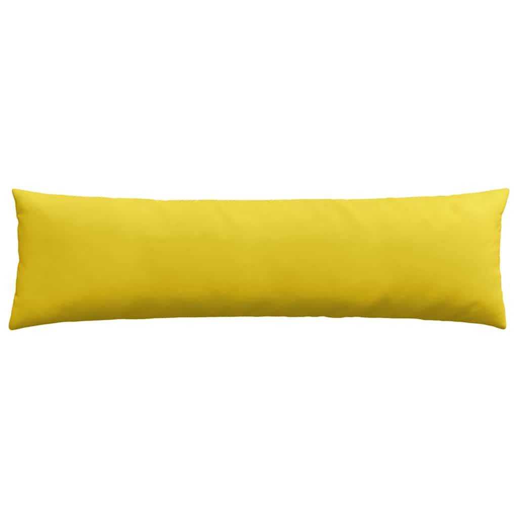 Kanapé párnák 2 pcs Sárga 145 x 40 cm Bársonyos szövet