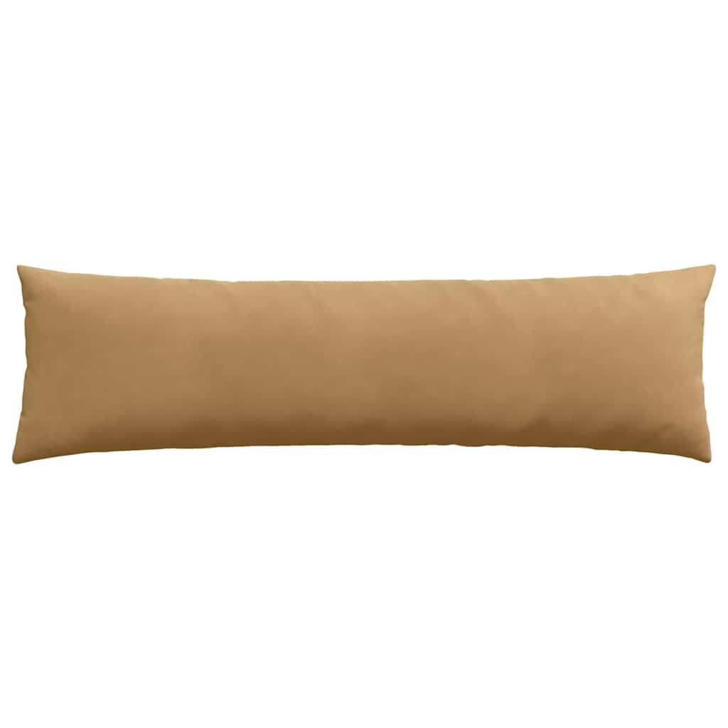 Kanapé párnák 2 pcs Barna 145 x 40 cm Bársonyos szövet