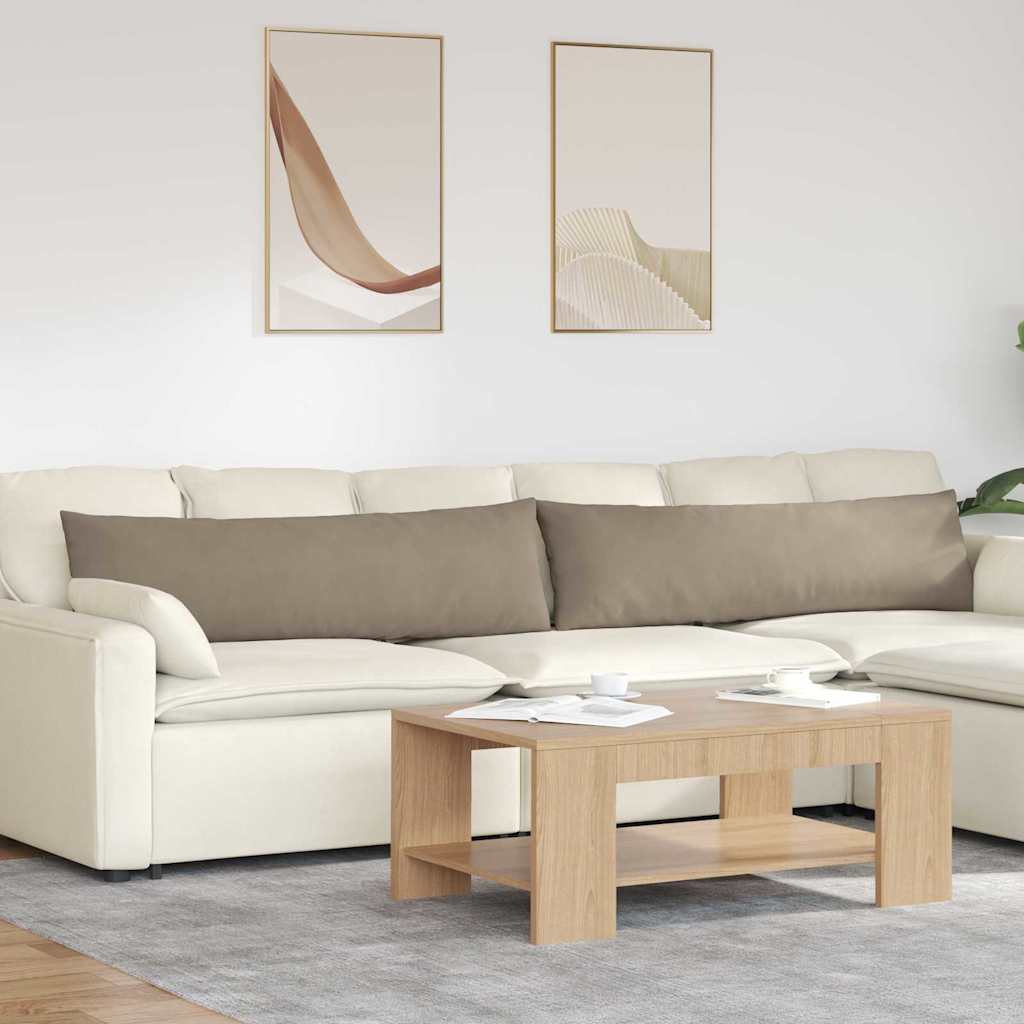 Kanapé párnák 2 pcs Tópszínű 145 x 40 cm szövet