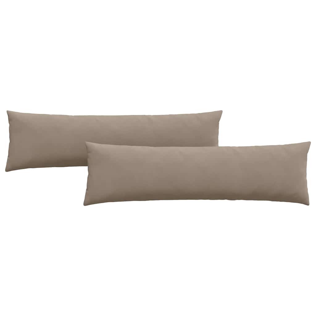 Kanapé párnák 2 pcs Tópszínű 145 x 40 cm szövet