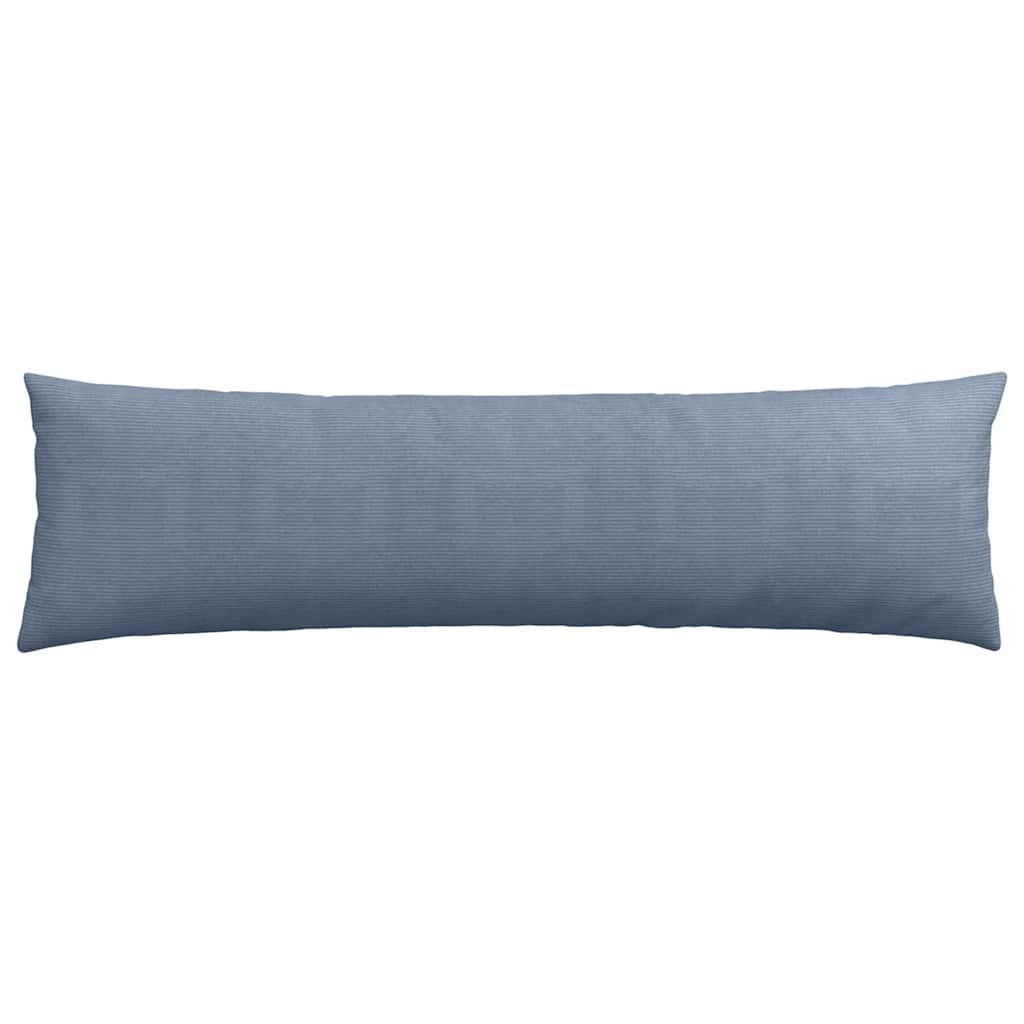 Kanapé párnák 2 pcs Kék 145 x 40 cm Bársonyos szövet