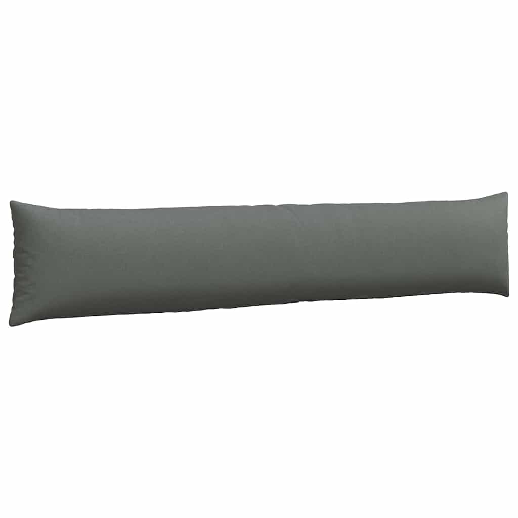 Kanapé párnák 2 pcs Sötétszürke 200 x 40 cm szövet