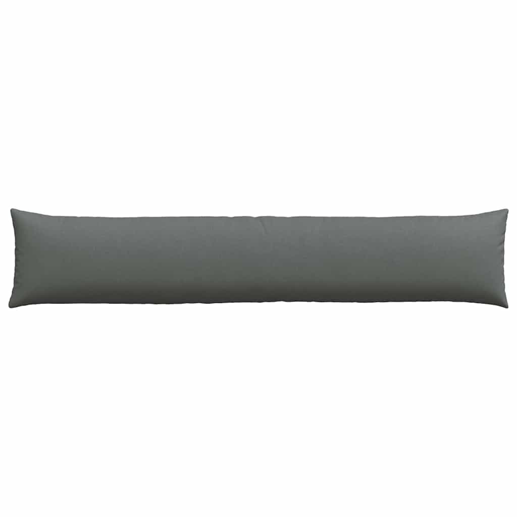 Kanapé párnák 2 pcs Sötétszürke 200 x 40 cm szövet