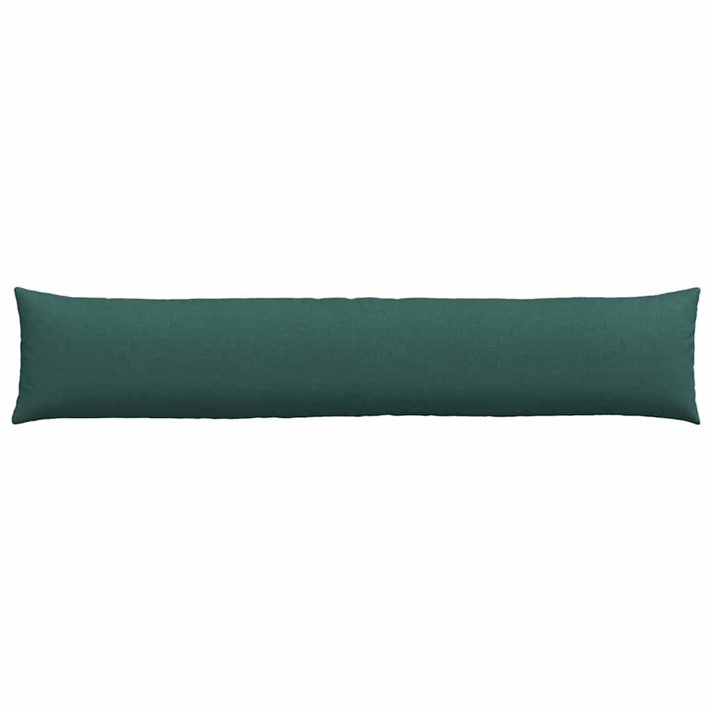 Kanapé párnák 2 pcs Sötétzöld 200 x 40 cm szövet