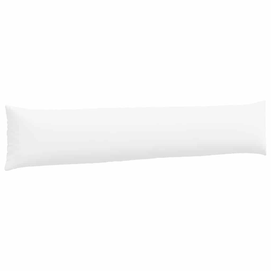 Kanapé párnák 2 pcs Fehér 200 x 40 cm szövet