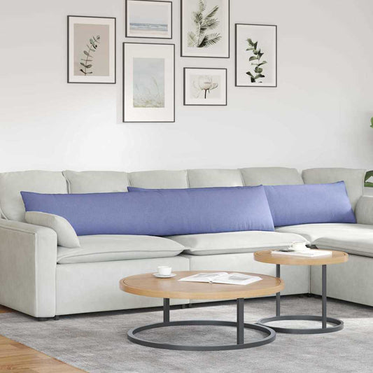 Kanapé párnák 2 pcs Farmerkék 200 x 40 cm szövet