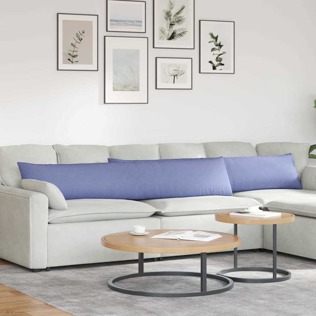 Kanapé párnák 2 pcs Farmerkék 200 x 40 cm szövet